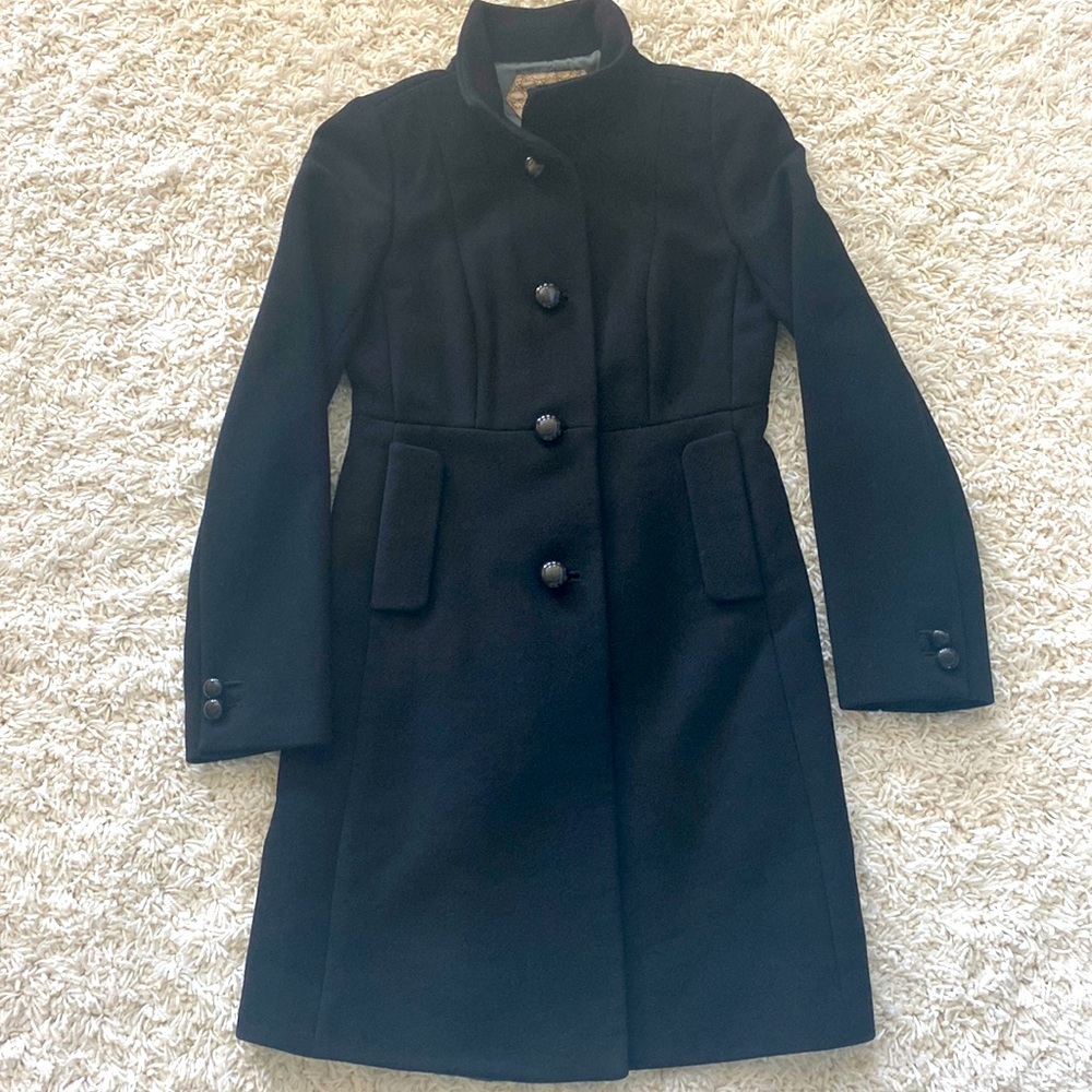 Jcrew black coat